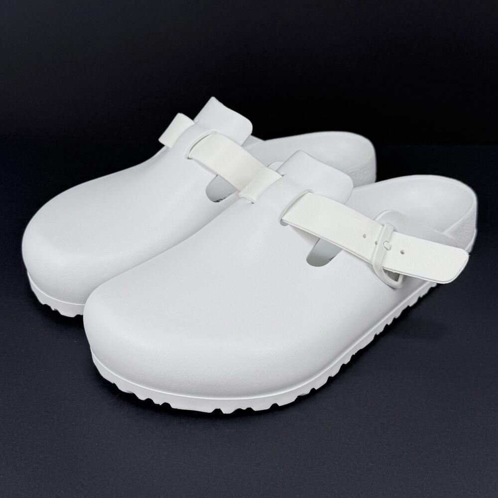 Birkenstock Boston EVA Clog Men’s Size 11 EU 44 White Lightweight Comfort
